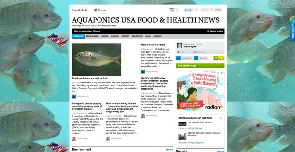 There's nothing like the AQUAPONICS USA FOOD & HEALTH NEWS